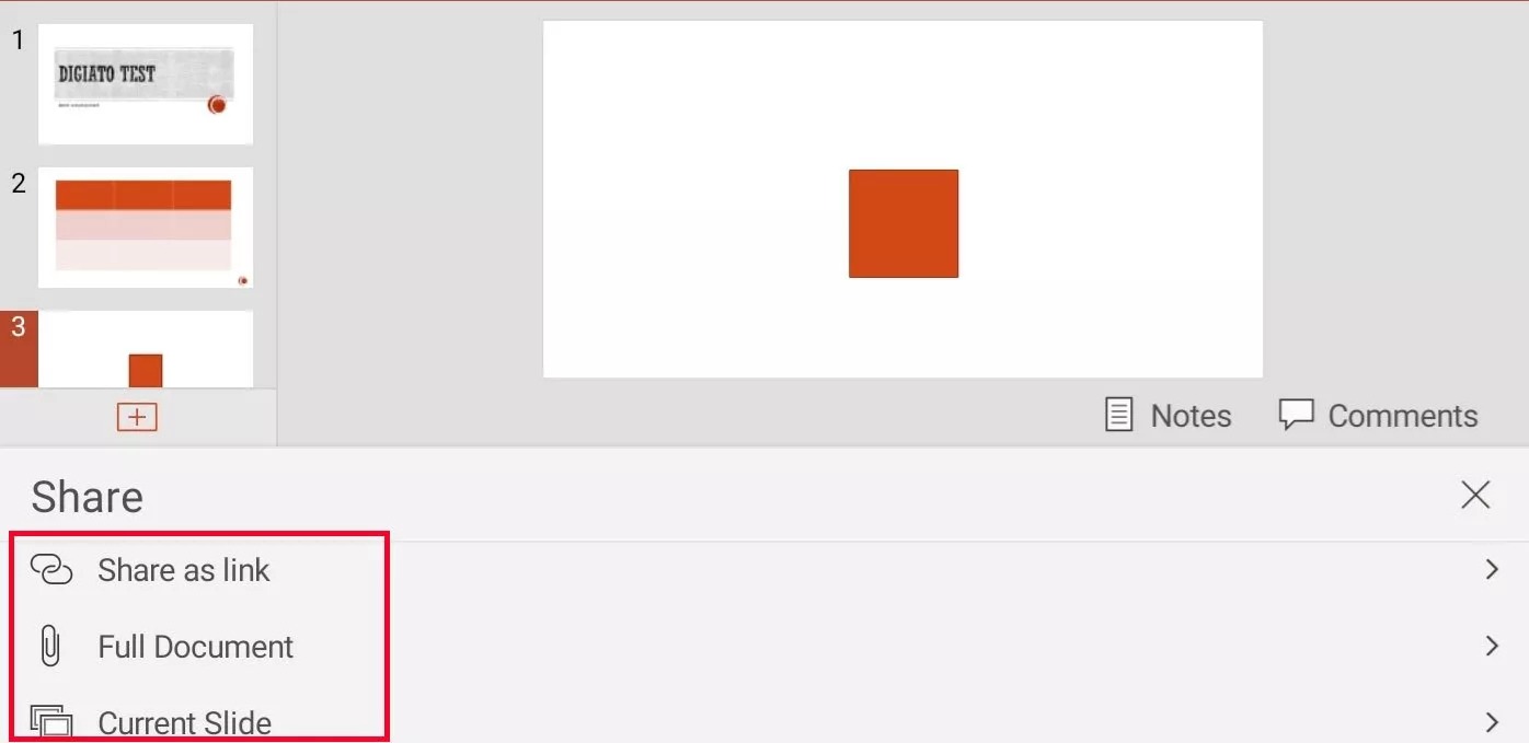 Adding bugs to PowerPoint on the phone