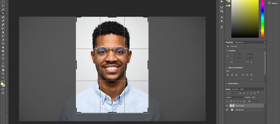 Edit and create the final version of a personal photo